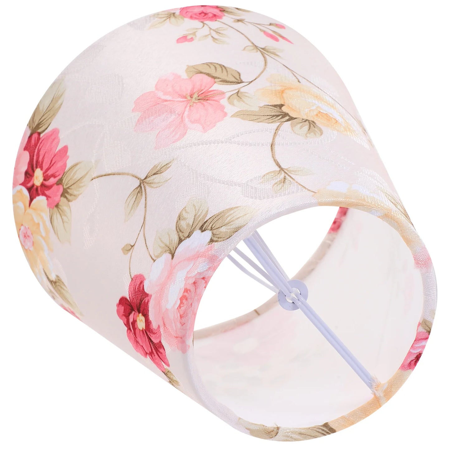 Pastoral Flower Lamp Shade Elegant Fabric Pendant Light For Bedroom Living Room Easy Install table lamp shade table lampshade