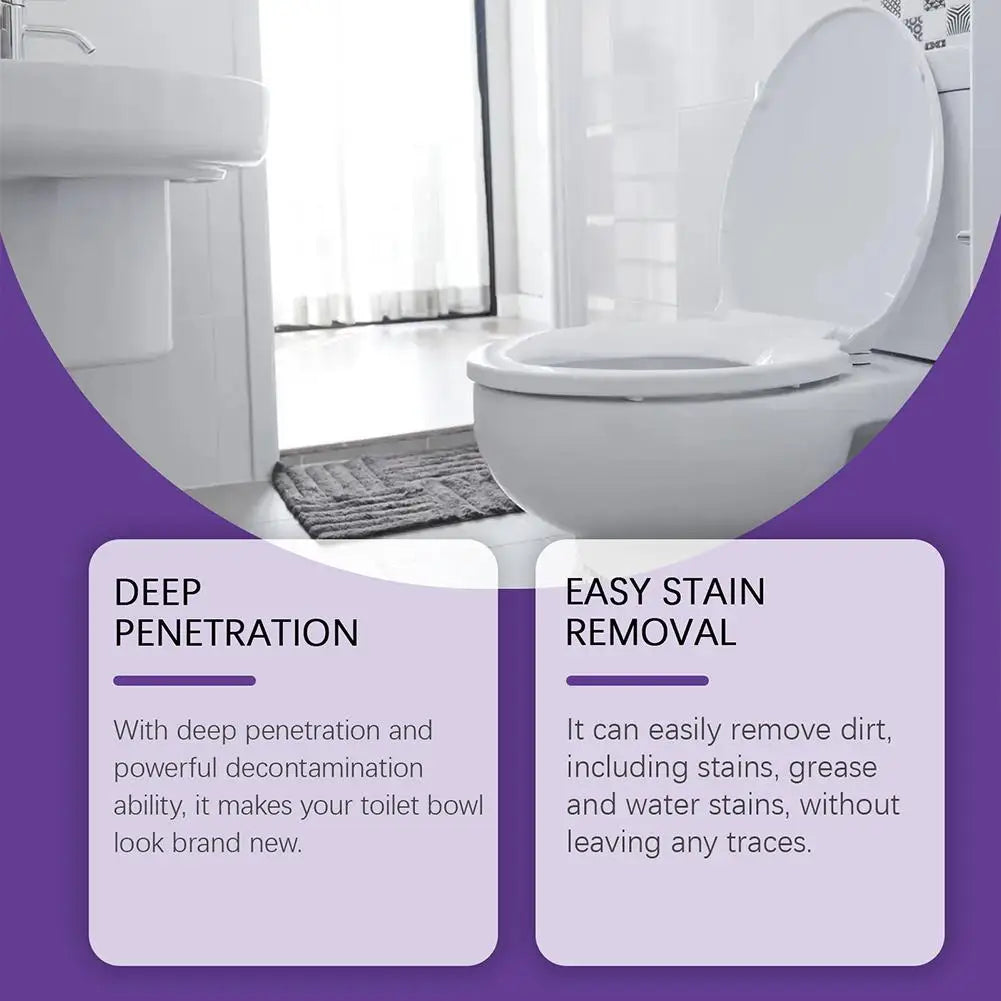 Toilet Cleaner Removes Stubborn Stains Grease Odors to Maintain a Refreshing Scent For Toilet Bowl Cleaning Bathroom Supplies