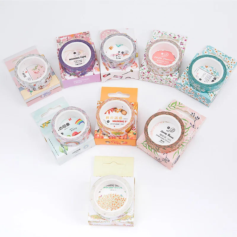 Washi Tape DIY Scrapbooking Paper Sticker Label Masking Tape Album Diary Decoration Stationery Tapes
