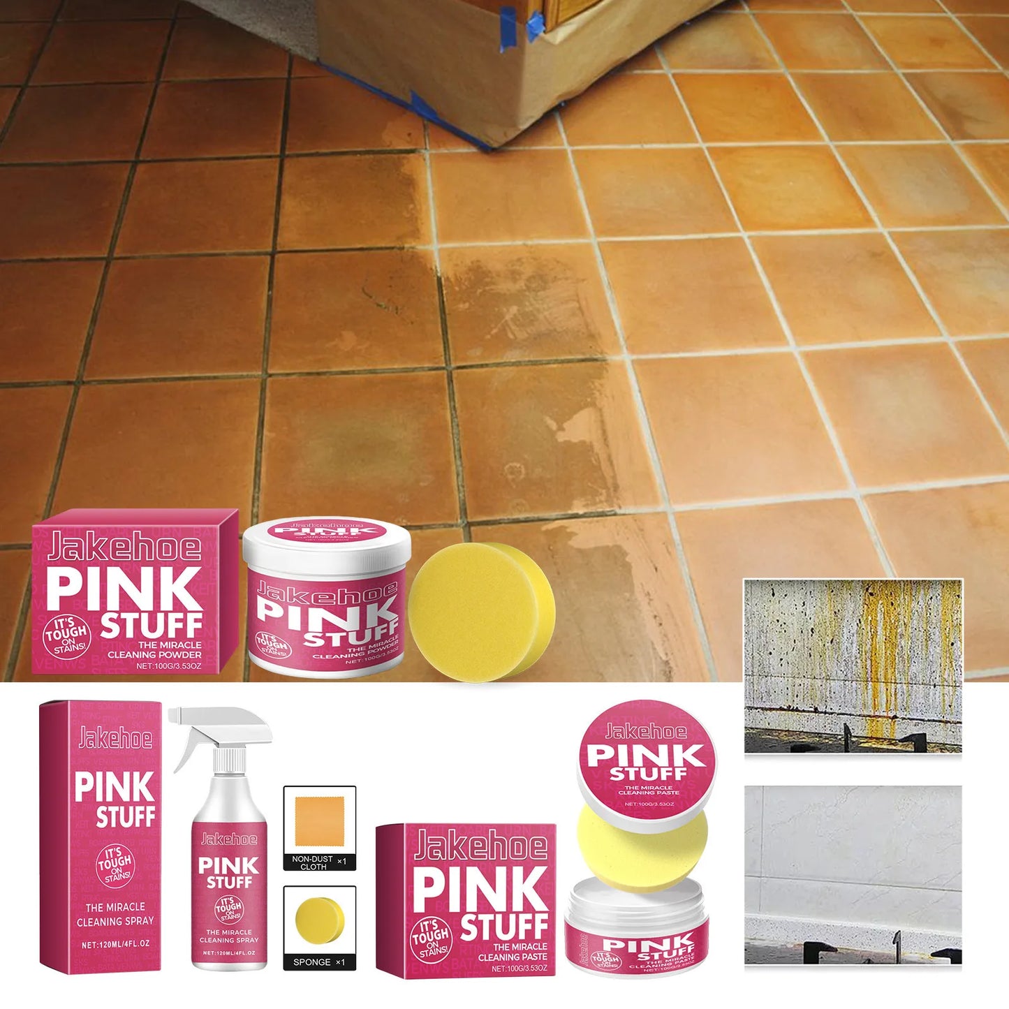 Multifunctional Kitchen Cleaner Household Cleaning Kit Quick Removal Of Stubborn Stains And Grease Kitchenware Cleaning