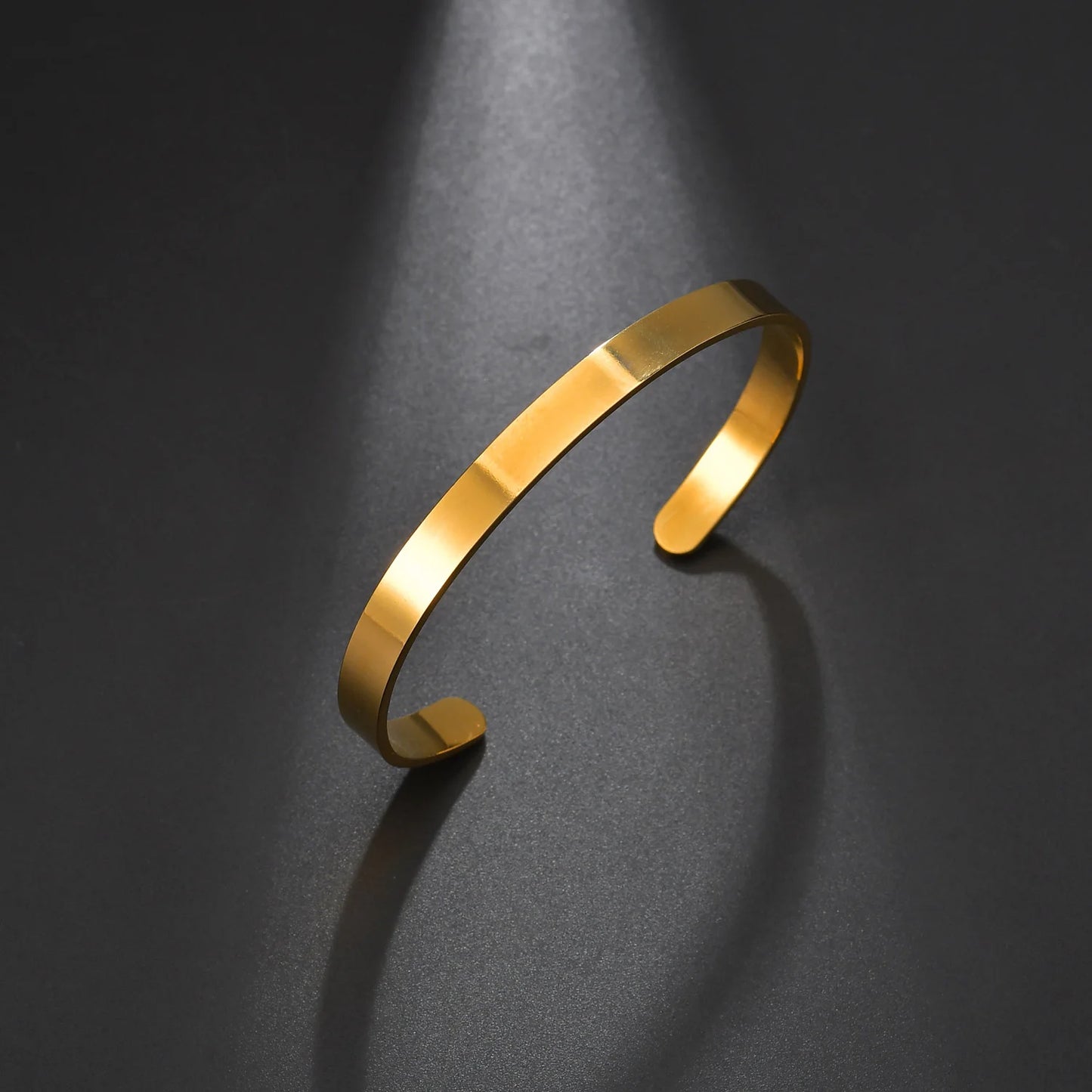 Customized Bracelets Engraving Name Stainless Steel Bracelets Accessories for Women Personalized Adjustable Bangle Jewelry Gift