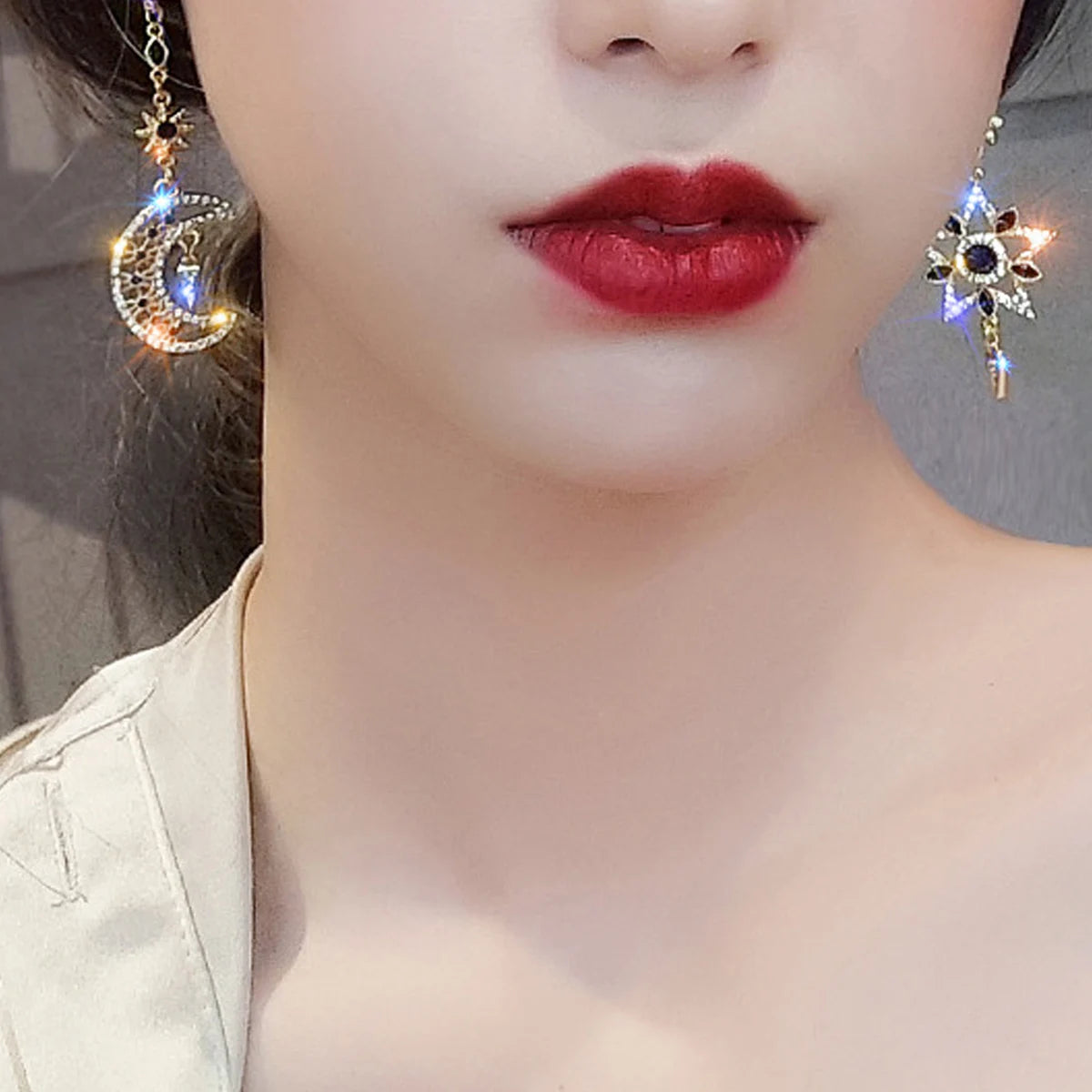 Magical Star Moon Earrings
