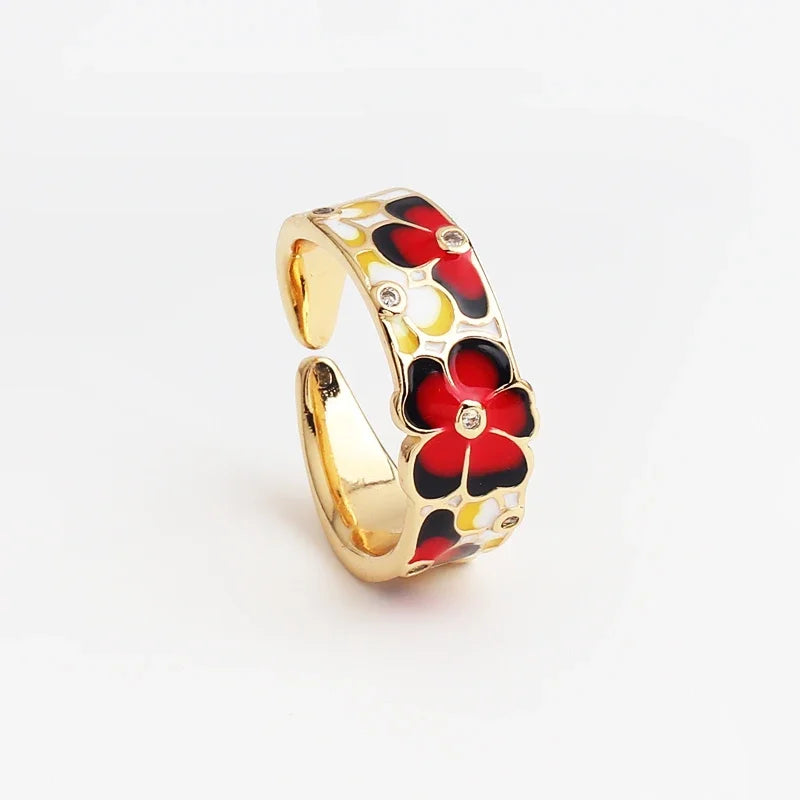 Trendy and Attractive Gold Filled Floral Rings (Floral Collection)