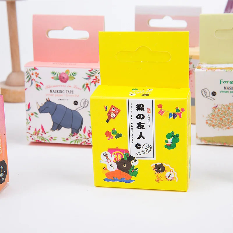 Washi Tape DIY Scrapbooking Paper Sticker Label Masking Tape Album Diary Decoration Stationery Tapes