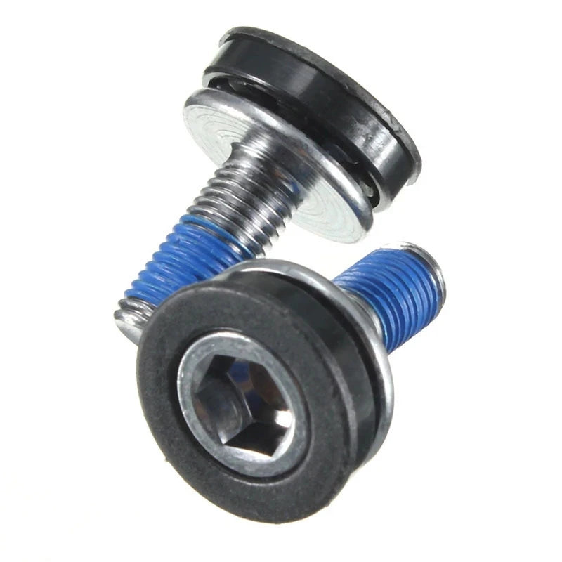 2/4/10pcs M8x15mm Mountain Bike Hex Head Crank Arm Bolts Bicycle Axle Bolt Waterproof Screw Bicycle accessories Repair Tools