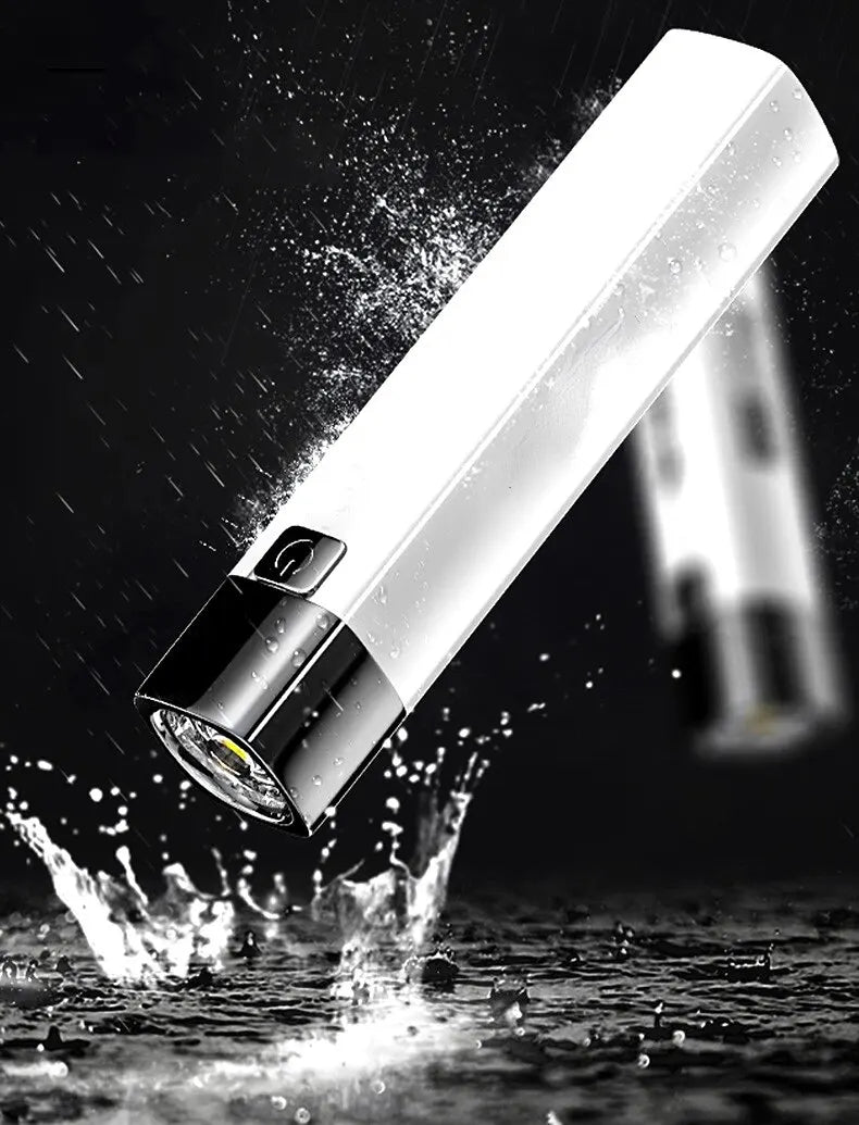 3 Modes Portable 2 IN 1 Ultra Bright G3 Tactical LED Flashlight Mini Outdoor Lighting Power Bank Flashlight With USB Charging Ca