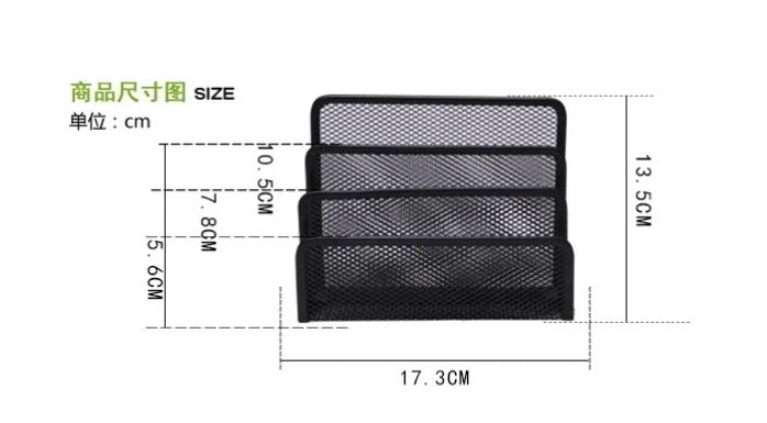 New Office Storage Rack School Supplies Storage File Organizer Letter Sorter Mail Business Document Tray Desk Office File Holder