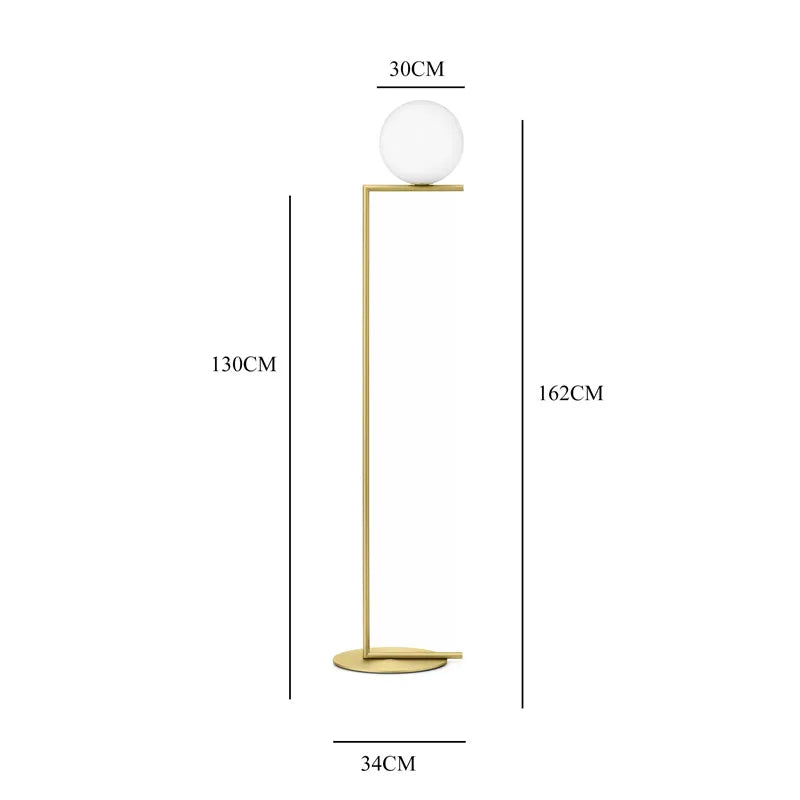 Modern Glass Ball floor lamps table lamp night light Nordic Simple Bedside Desk Home Decor LED Lustre Chandelier Light Lamparas