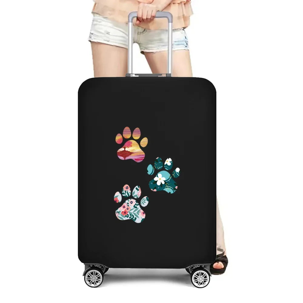 Travel Essentials Suitcase Case for 18-32 Inch Walls Print Trolley Protective Covers Holiday Traveling Accessories Luggage Cover