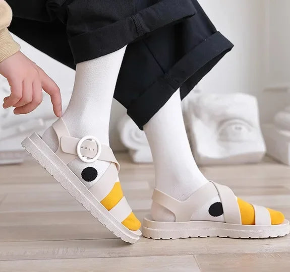 New Fahsion Funny Crazy Goose Head Sport Cotton Sock Creative Happy Animal Casual Socks Women Men Universal