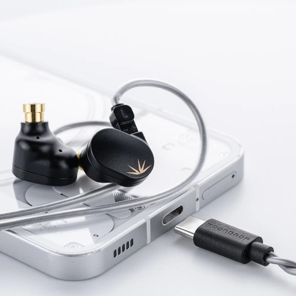 Moondrop Chu II DSP 10mm High-performance Dynamic Driver IEMs Earphones Wired Earbuds TYPE-C With Mcrophone Earphone