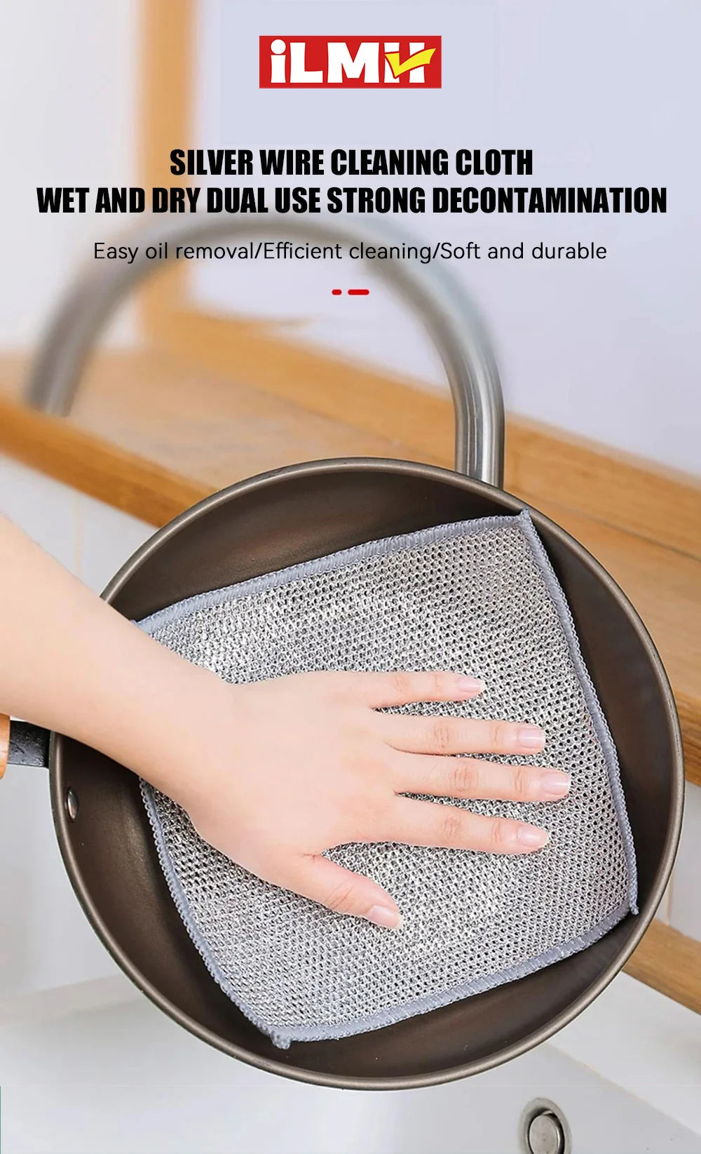 Magic Cleaning Cloth Multipurpose Wire Miracle Cleaning Cloth Innovative (Free Shipping) 💝🌹💖✨