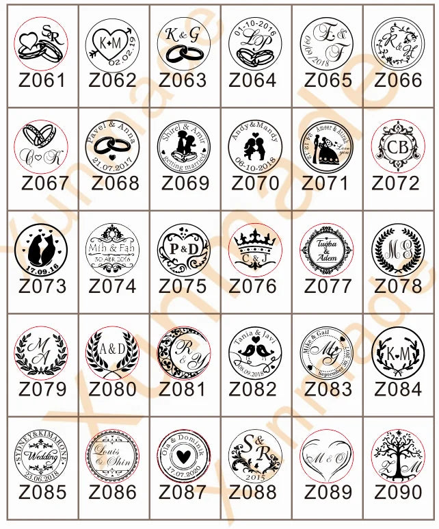 Custom logo design Embossing Seals customize double Name 2 initials personalized Letter stamp/weddingCustom invitations envelop
