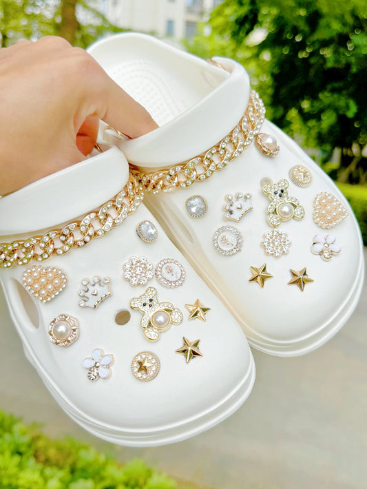24 Sandals Accessories - easy to install detachable DIY accessories, the perfect gift for holiday parties and special occasions