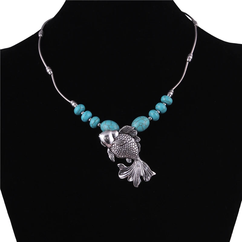 Fashion Choker Necklaces for Women Female Metal Round Vintage Statement Necklace Girls Party Holiday Jewelry Gifts