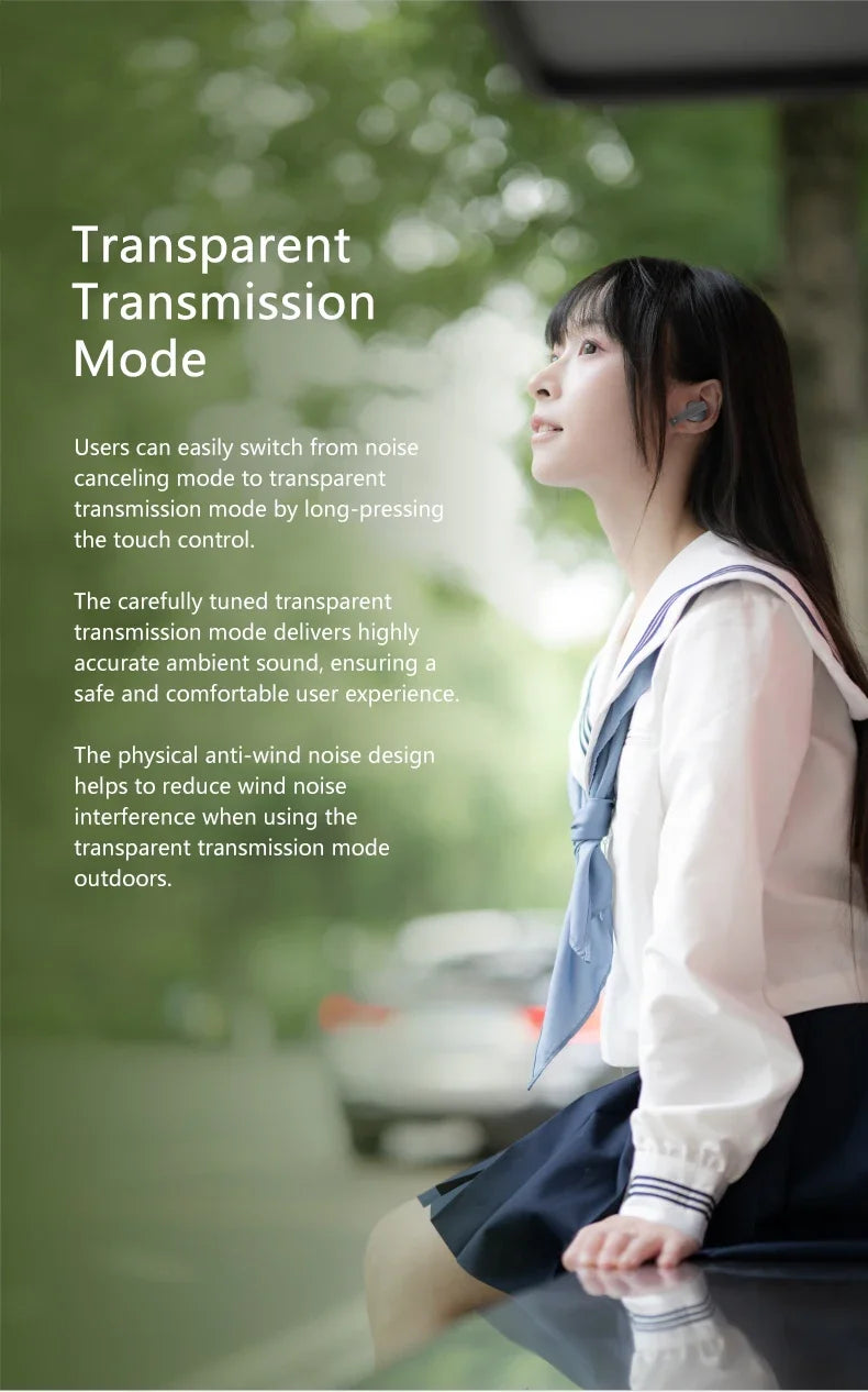 MOONDROP MOCA HiFi Sound Quality ANC TWS Low Latency Automatic Reconnection Wireless Charging BASS Control In-ear headphones
