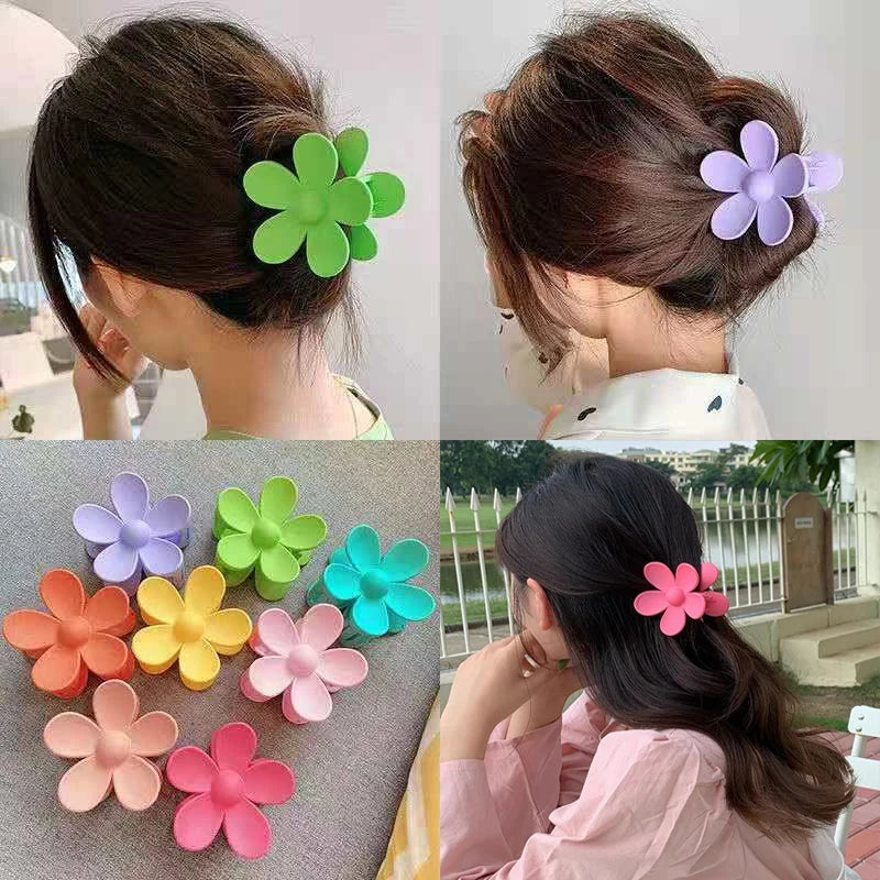 Fashion Cute Hair Clips Women Girl Hair Clip Curly Hair Accessories Summer Flowers Simple Sweet Style Hair Pins and Clips