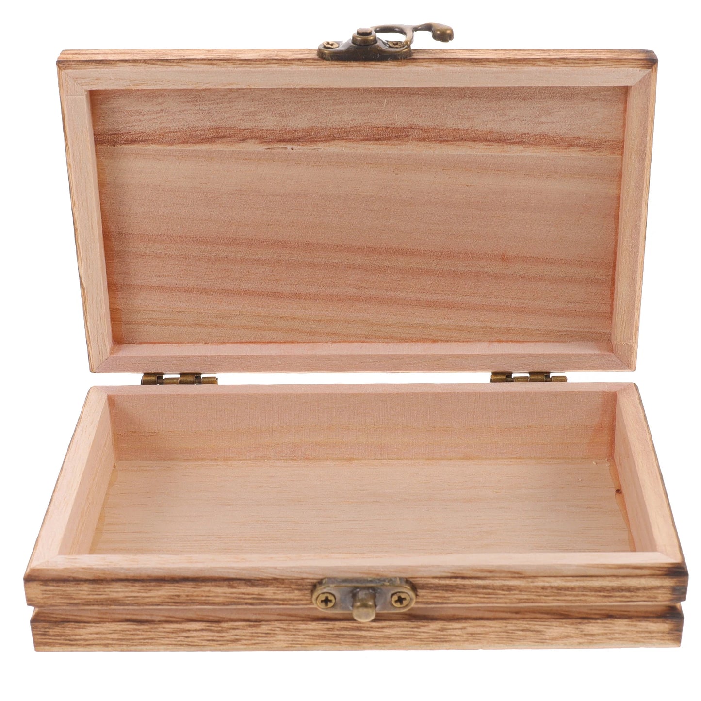 Wooden Storage Box With Lid Wooden Jewelry Box Keepsake Box Trinket Case Eyeglasses Case Home Storage Boxes ganization
