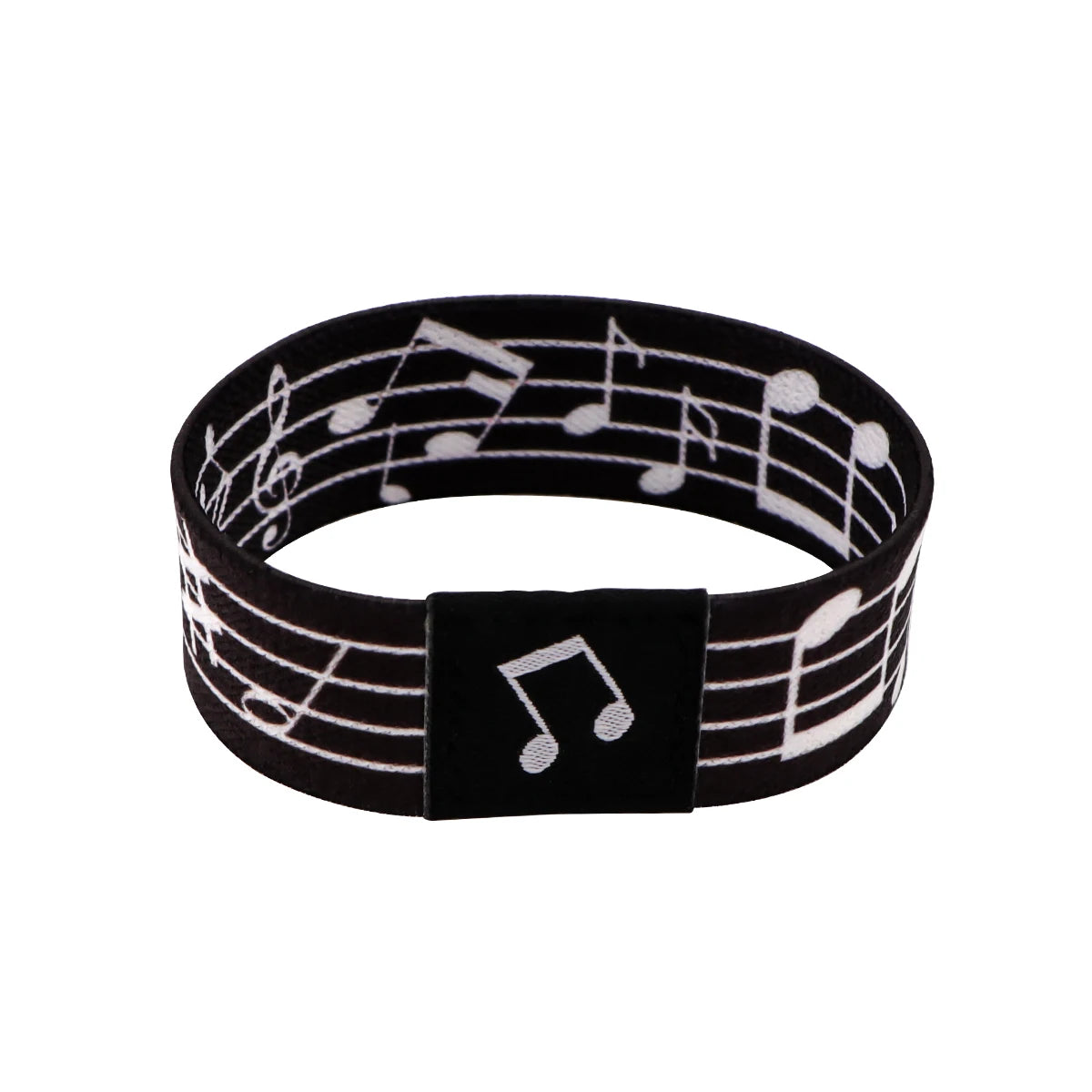 Rainbow Bracelet For Women Men Musical Notes Elastic Sports Wristband Fashion Bangles Jewelry Accessories Gifts