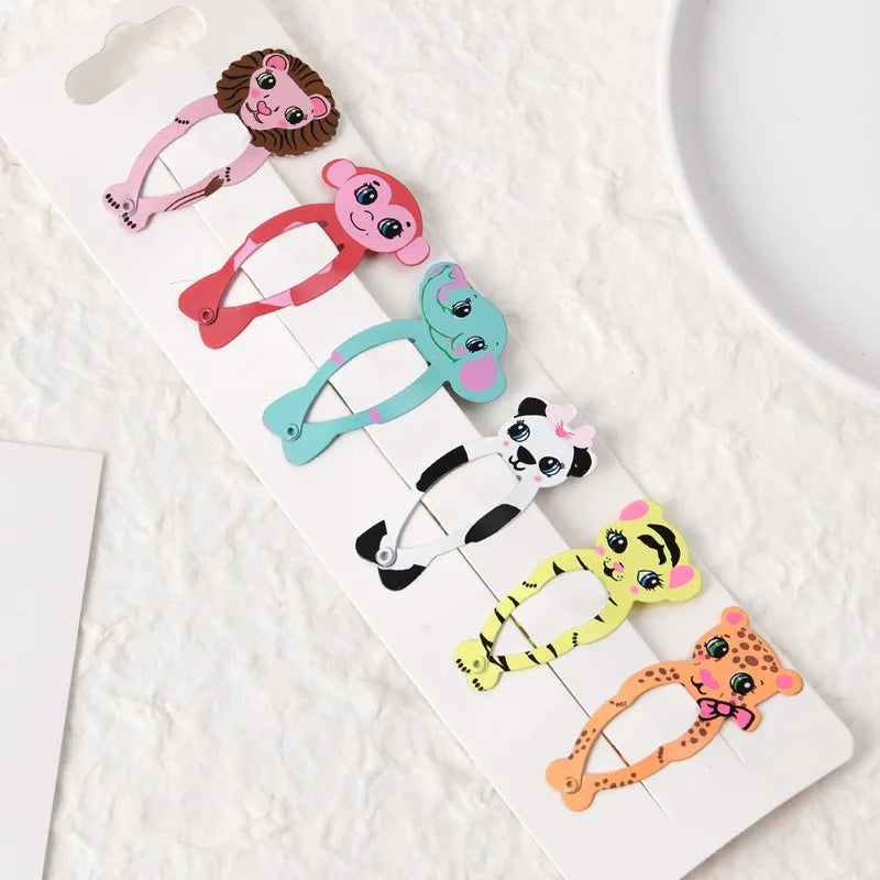 Cute Cartoon Fruit Hairpins Set Children Baby Girls Kid Kawaii Hair Clips Pin Barrettes Accessories Hairgrips Headdress Headwear