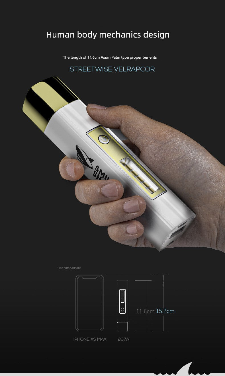 Power Torch Rechargeable Power Bank Floodspotlight Remote Outdoor Portable and Versatile Waterproof Ultra-Long Life Battery
