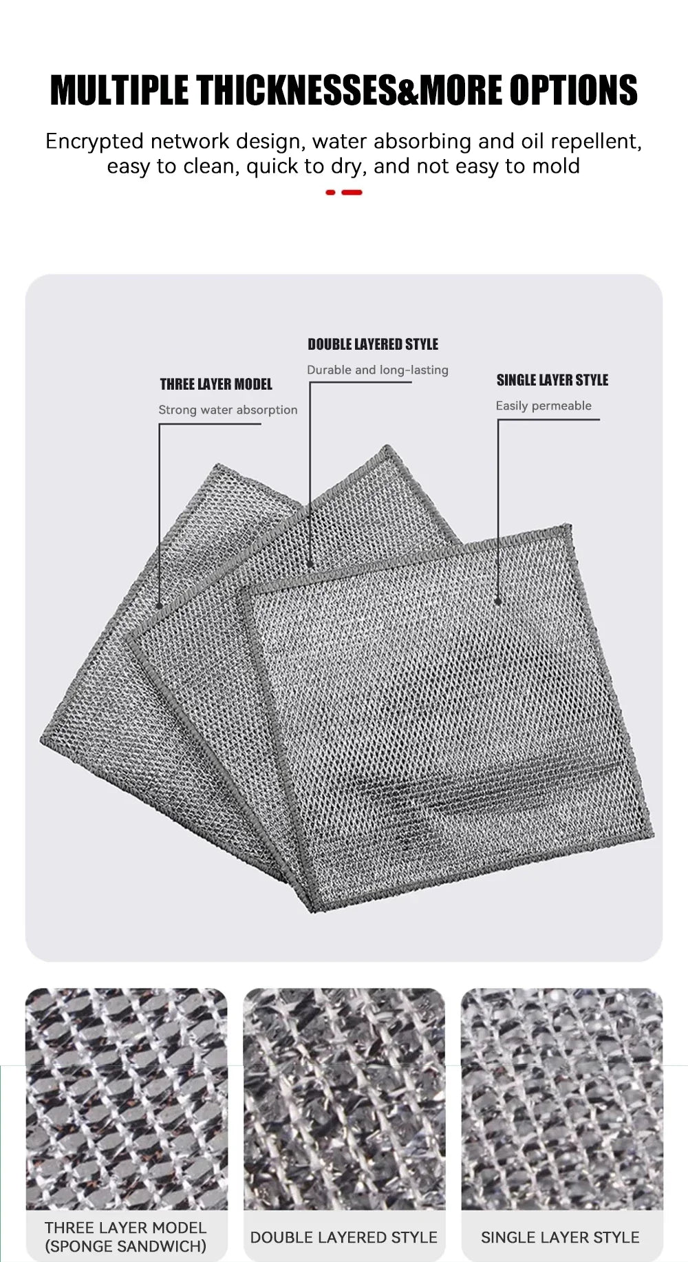 Magic Cleaning Cloth Multipurpose Wire Miracle Cleaning Cloth Innovative (Free Shipping) 💝🌹💖✨