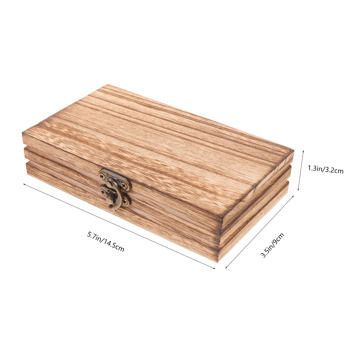 Wooden Storage Box With Lid Wooden Jewelry Box Keepsake Box Trinket Case Eyeglasses Case Home Storage Boxes ganization