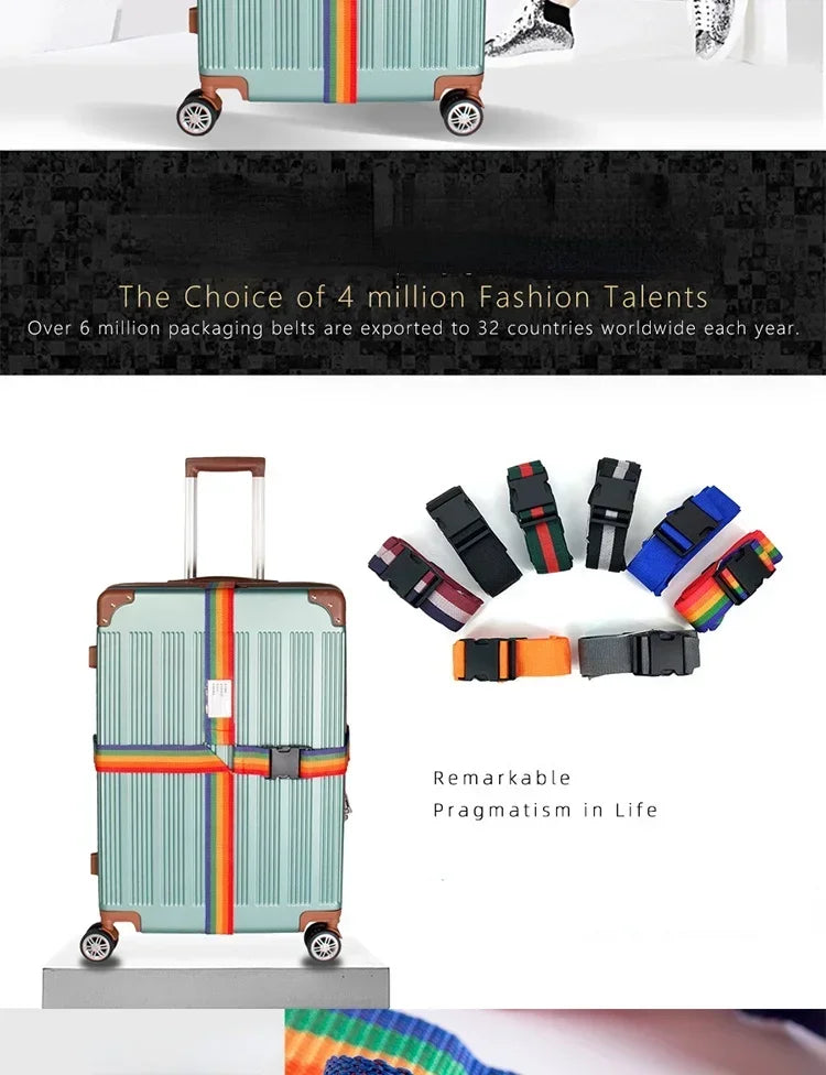 Luggage Straps š Portable Bungees, Easy Travel, Reusable and Practical. Invest in One Today!