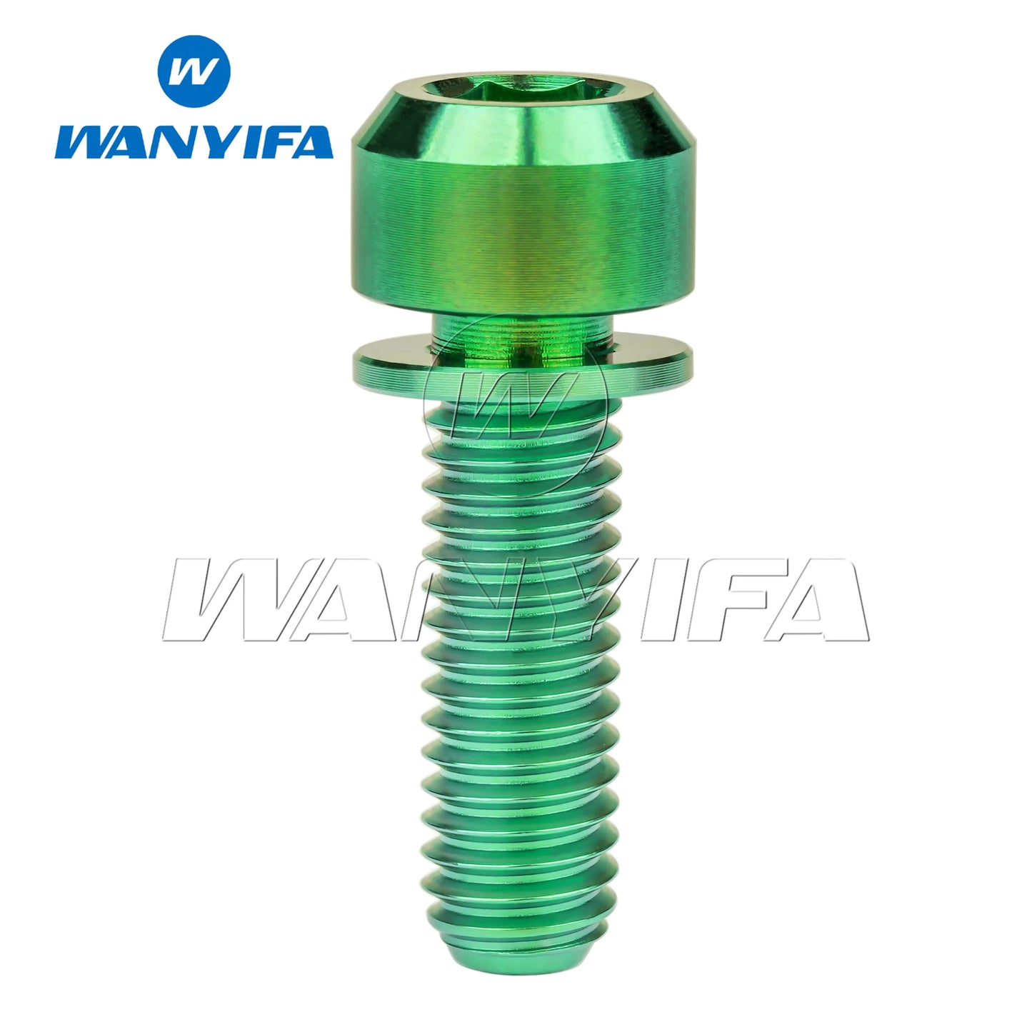 Titanium Bolt M6x16/18/20/25/30/35mm Allen Hex Screws with Washer for Bicycle Disc Brake Upgrade V brake Hub Fixed