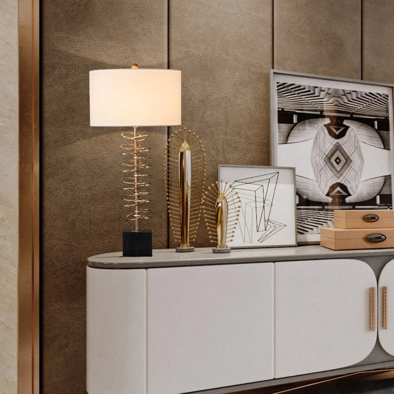Nordic luxury table lamp Artistic Creative Post-Modern bauhaus design lamp Hotel Living Room Bedroom Bedside decor coffee table