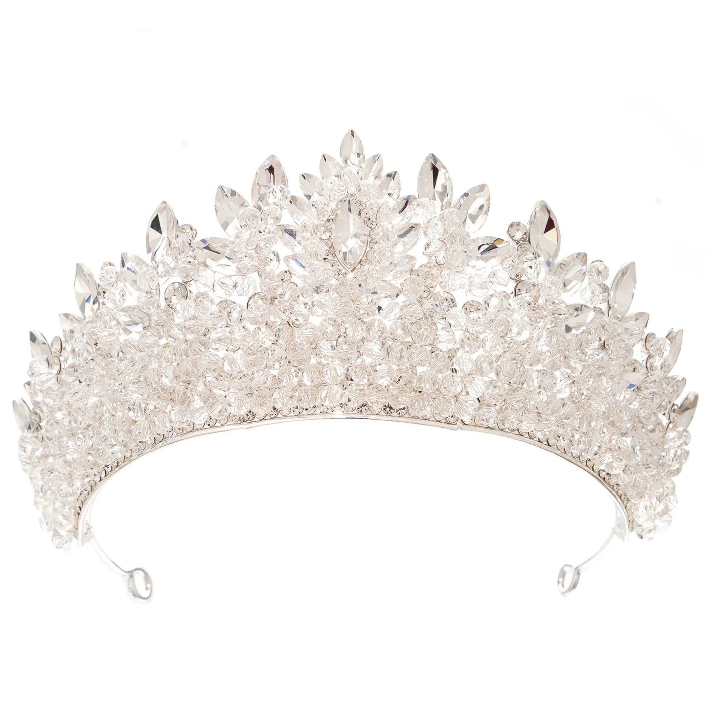 New Arrivals colorful pink crown and headband with beads tiara