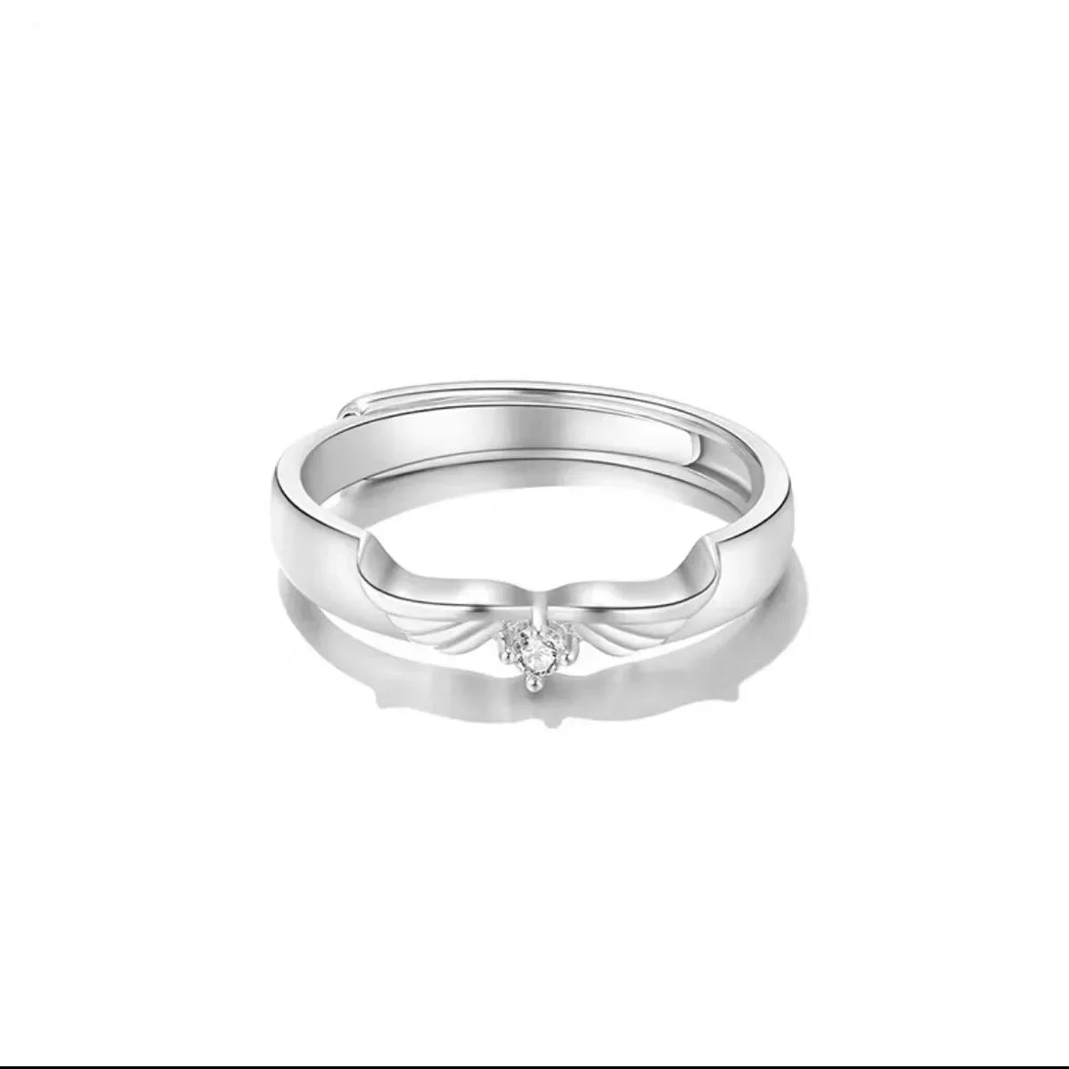 Respectable and Sophisticated Angel Wings with Gorgeous GemStone!