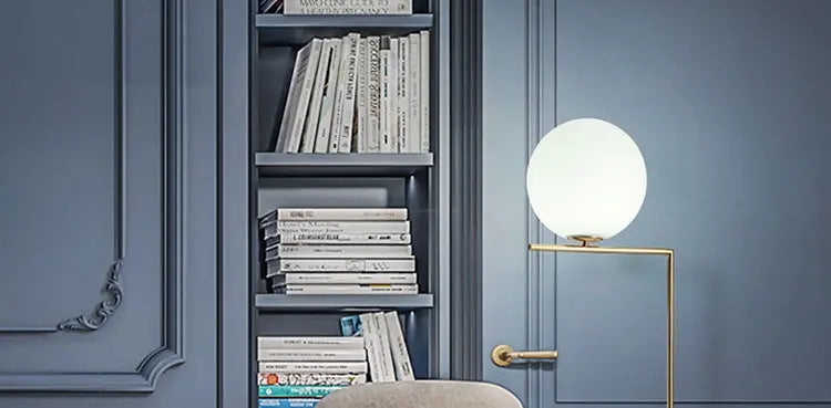 Modern Glass Ball floor lamps table lamp night light Nordic Simple Bedside Desk Home Decor LED Lustre Chandelier Light Lamparas