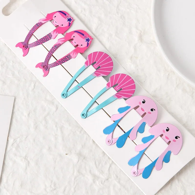 Cute Cartoon Fruit Hairpins Set Children Baby Girls Kid Kawaii Hair Clips Pin Barrettes Accessories Hairgrips Headdress Headwear
