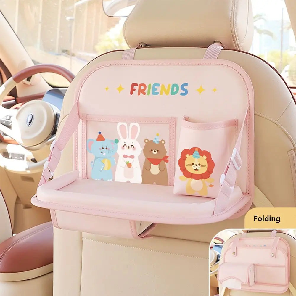 Food Tray Car Back Seat Tray Folding Save space Foldable Car Backseat Table Durable Waterproof Car Work Dining Table