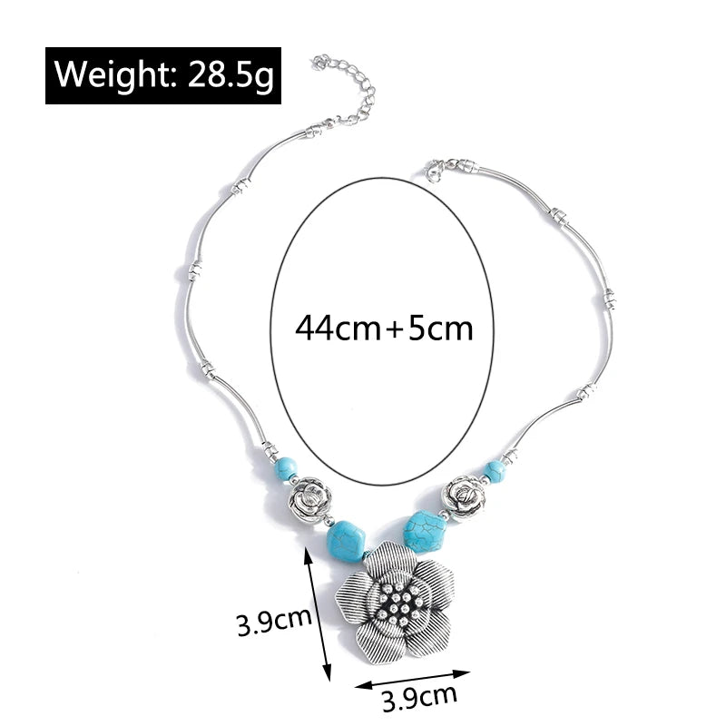 Fashion Choker Necklaces for Women Female Metal Round Vintage Statement Necklace Girls Party Holiday Jewelry Gifts