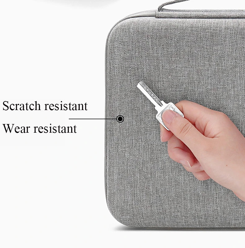 Travel Electronics Accessories Storage Bag Large Capacity Tablet Hard Data Cable Organizer Box Eva Hard Protective Case 