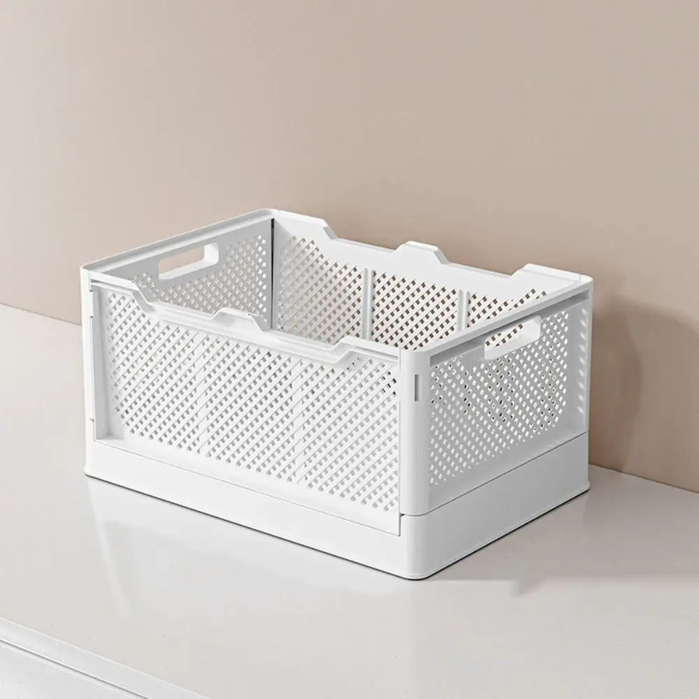 Storage Container Large Capacity Foldable Storage Basket Portable with Dividers Toys Storage Bin Multi-purpose Book Frame Snacks