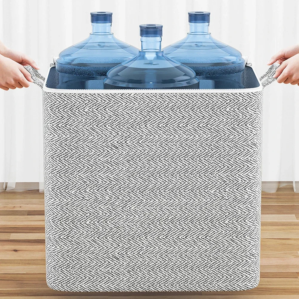 30/110/150/220L Storage Box Foldable Clothing Organizer Large Capacity Household Quilt Storage Bag Clothes Folding Closet