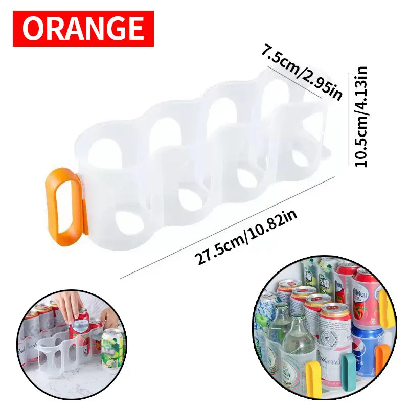 1 can beverage and soda storage rack - suitable for organizing and storing beverages and soda in home refrigerators