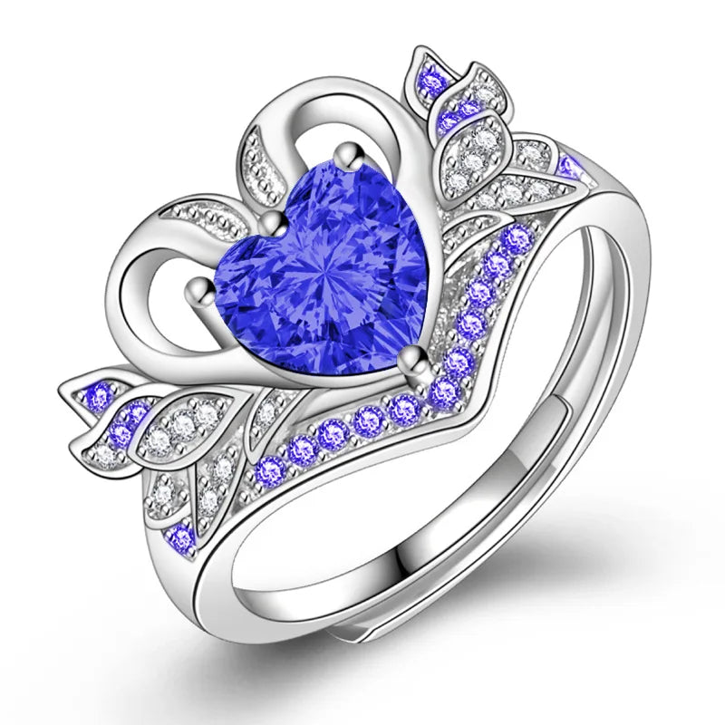 Swan Rings Zircon Stone Crystal Ring for Women Wedding Engagement Ring Fashion Jewelry High Quatlity Jewelry