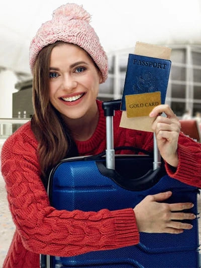 Passport Holder 👍 (Wallet Cover) 🎁 Travel Essentials 🚙 RFID Blocking💯 Leather Style!✅