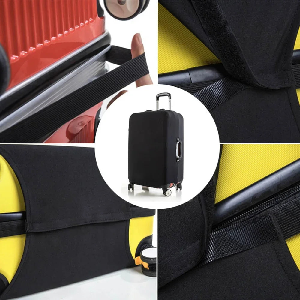 Travel Essentials Suitcase Case for 18-32 Inch Walls Print Trolley Protective Covers Holiday Traveling Accessories Luggage Cover
