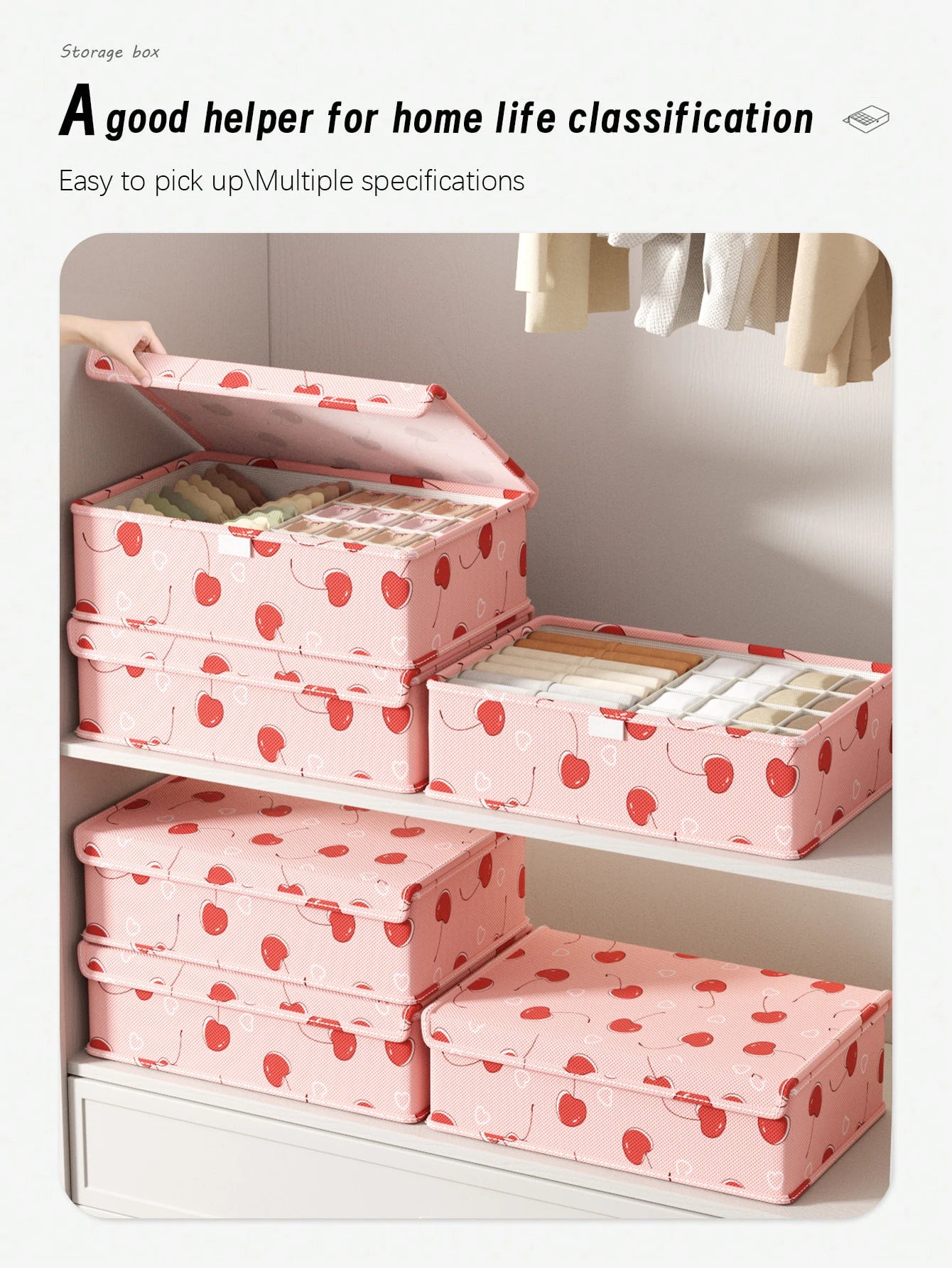 Portable underwear sock organizer Underwear sock sorter Underwear underwear divider Drawer organizer Closet bedroom organizer