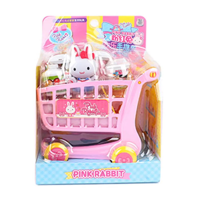 Cartoon Pink Rabbit Secret Mini Notebook Secret Diary Creative Handmade Diy Simulation Girl Toy Set Gift Birthday Gift