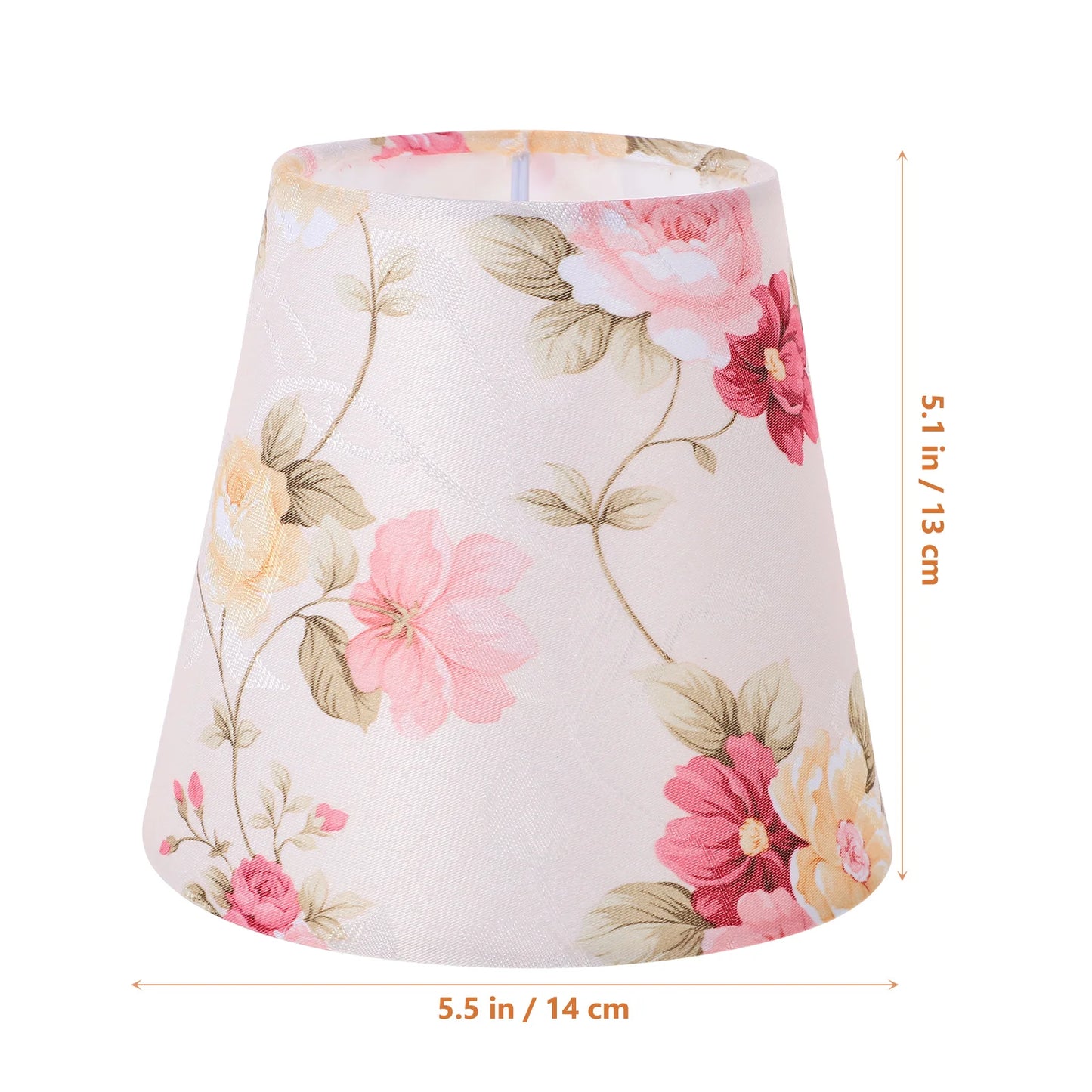 Pastoral Flower Lamp Shade Elegant Fabric Pendant Light For Bedroom Living Room Easy Install table lamp shade table lampshade