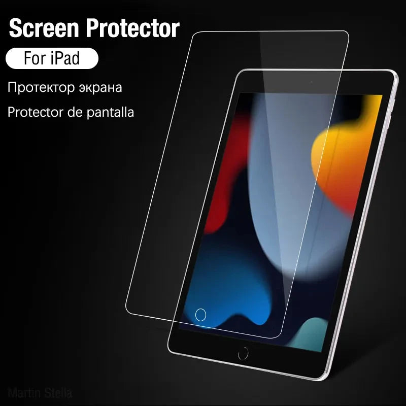 For Ipad 10.2 9th 8th 7th Generation Tempered Glass Screen Protector On Ipad 9 2021 8 2020 7 2019 Film