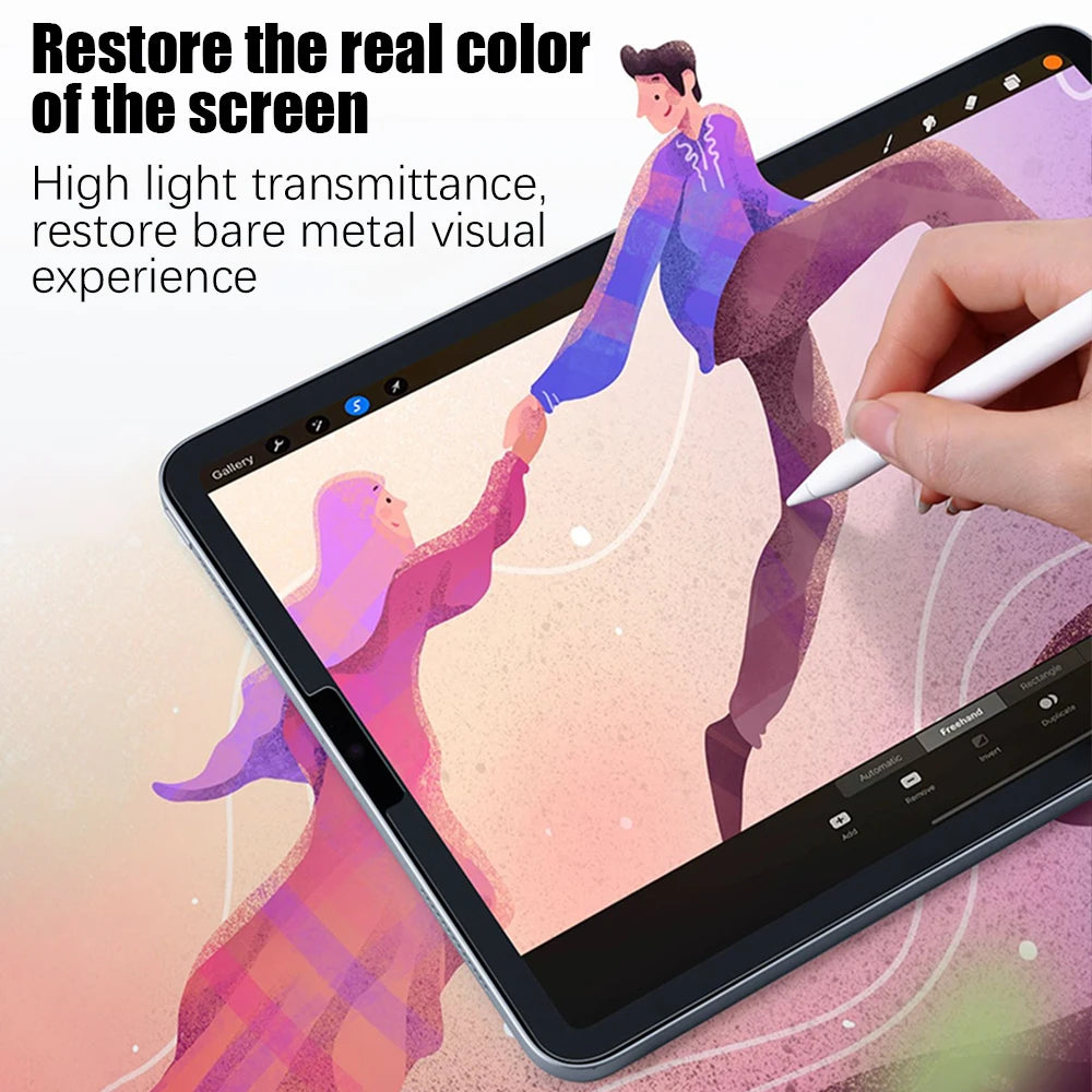2PCS Paper Film Like For Ipad 10 10th Pro 13 M4 12.9 2025 Screen Protector For Ipad Air 11 5 4 M3 M2 A16 9th Generation Mini 6 7