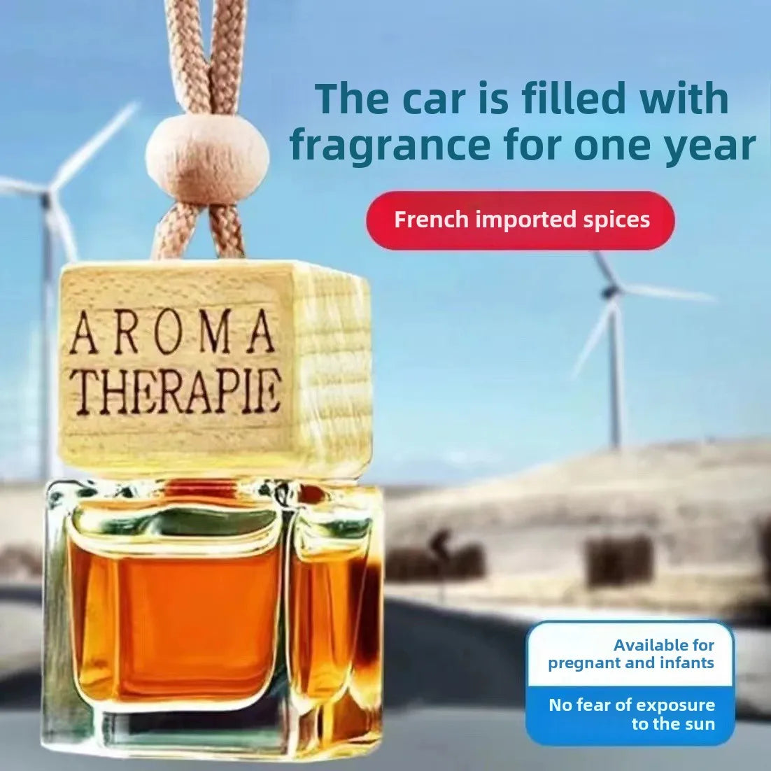 Suspended car fragrance car pendant perfume fragrance lasting fragrance car odor removing perfume pendant