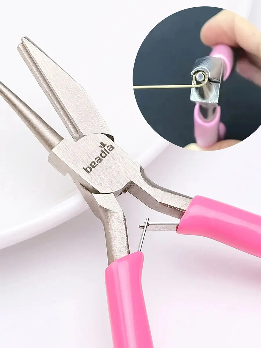 Professional Jewelry Pliers Beading Pliers Jewelry Repair Pliers Wire Wrapping Tool Craft Supplies for DIY Jewelry Making and Cr